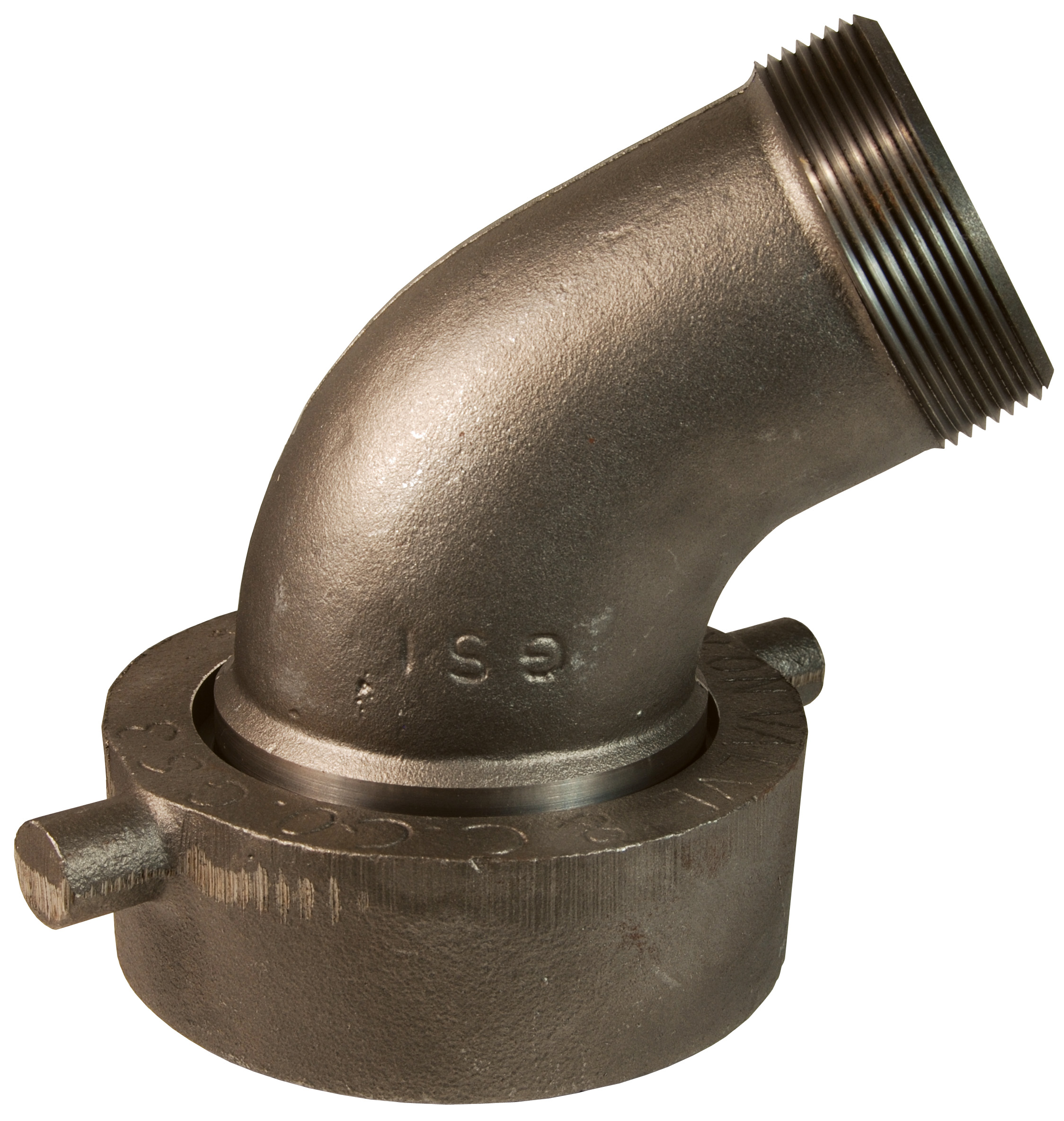 RAILROAD TANK CAR CONNECTION X MALE NPT ELBOW